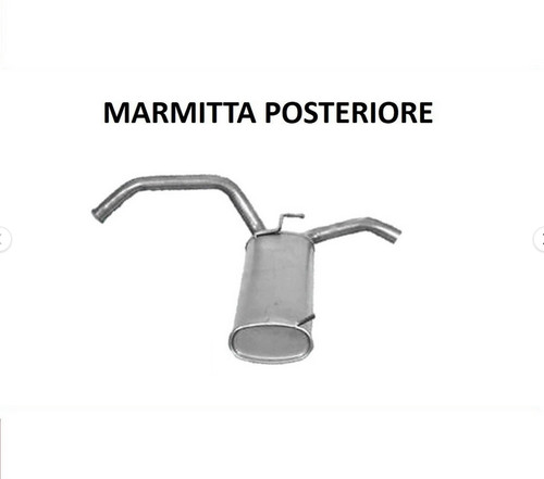 Marmitta silenziatore - marmitta,