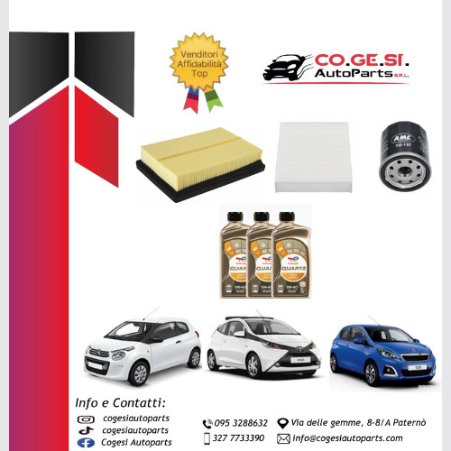 Kit tagliando toyota - tagliando,