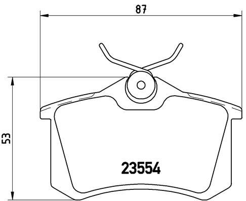 Brembo p85020 kit - brembo, pastiglie