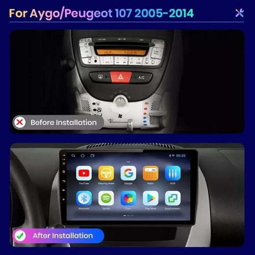 Radio per peugeot 107 - radio,