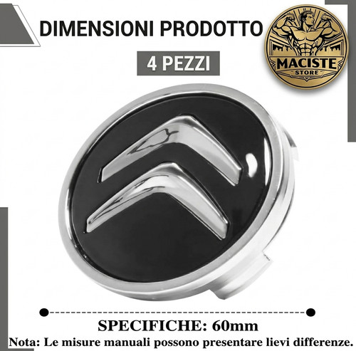 Tappi coprimozzo citroen - tappi,