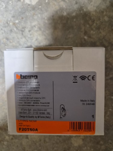 Bticino f20t60a living now - bticino,